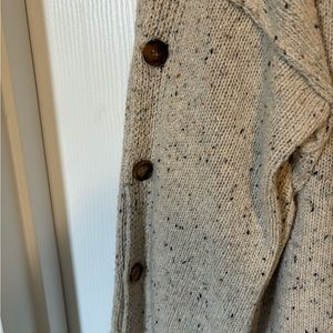 Promesa medium tan sweater with button detail